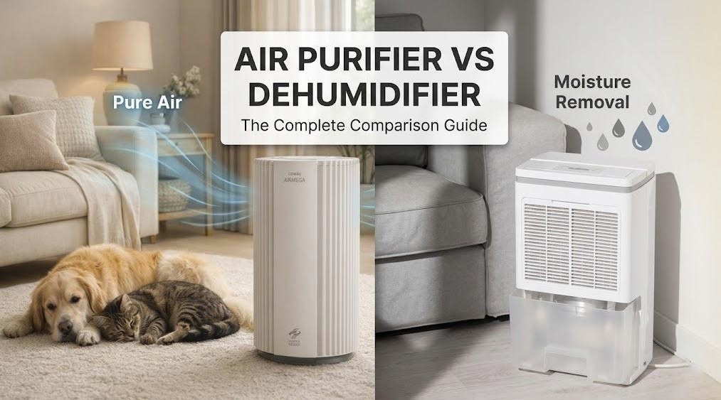 purificador de aire vs deshumidificador comparativa en hogar